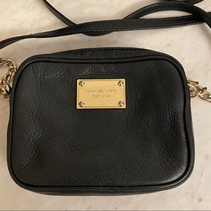 MICHAEL Michael Kors Black Leather Crossbody